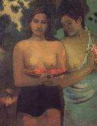 Paul Gauguin Safflower with breast Sweden oil painting artist